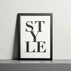 No.024 Typography : STYLE
