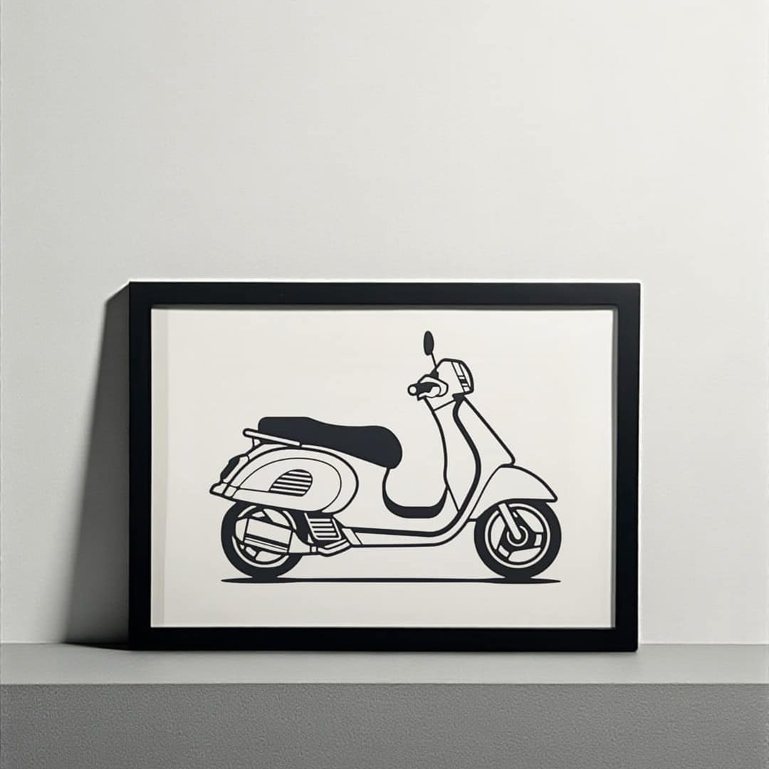 No.033 Vintage Scooter